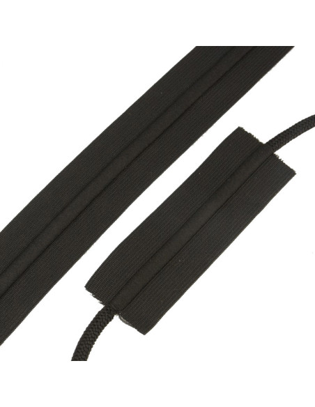 Elastisch mit Kordel - Schwarz