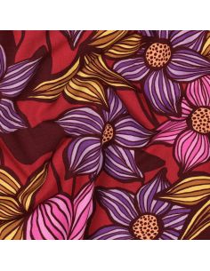 Florane Viskose-Twill-Stoff - Bordeaux 2