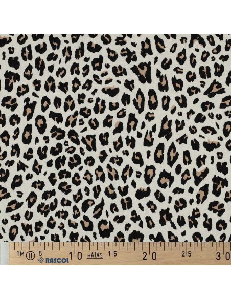 Wildes Viskose-Leinen-Gewebe - Beige