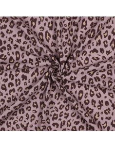 Wild Viskose-Leinen-Stoff - Mauve
