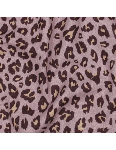 Wild Viskose-Leinen-Stoff - Mauve