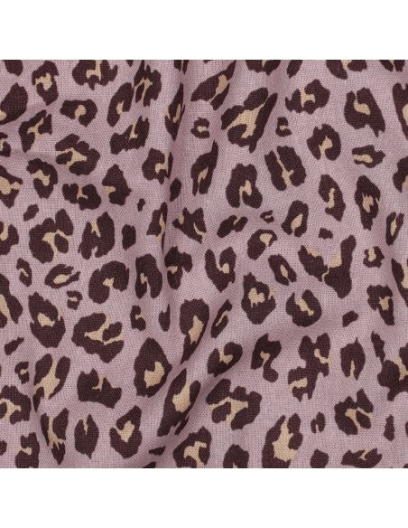 Wild Viskose-Leinen-Stoff - Mauve