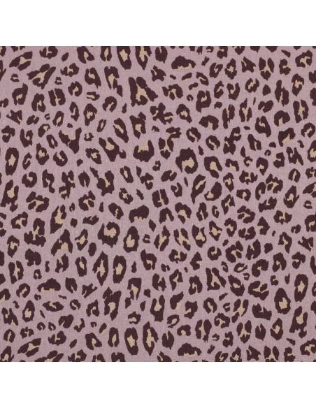 Wild Viskose-Leinen-Stoff - Mauve