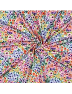Bedruckter Jersey-Stoff - Blumenfelder