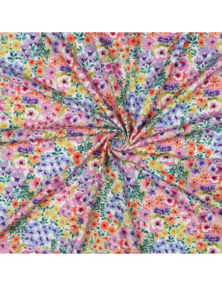 Bedruckter Jersey-Stoff - Blumenfelder