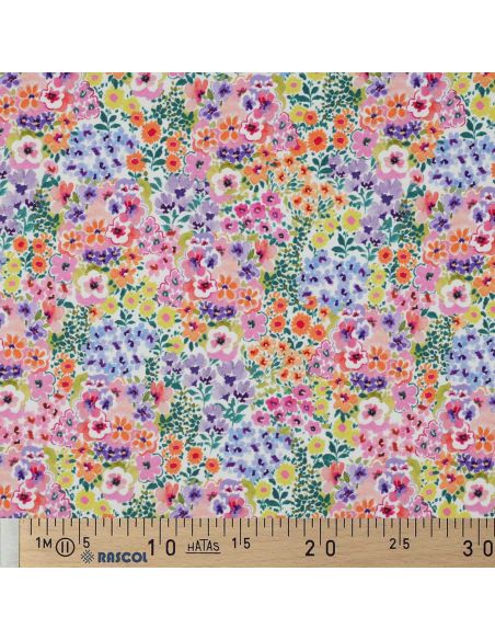 Bedruckter Jersey-Stoff - Blumenfelder