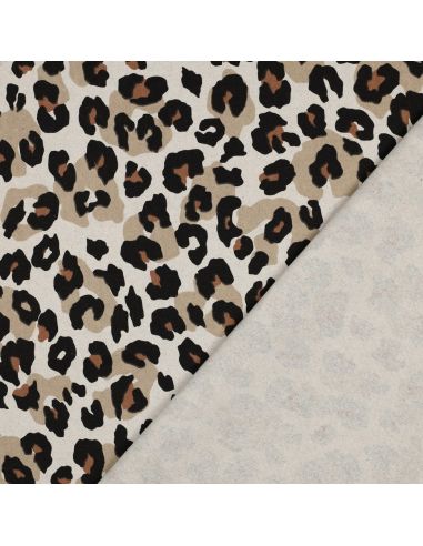 Baumwoll-Canvas - Leopard