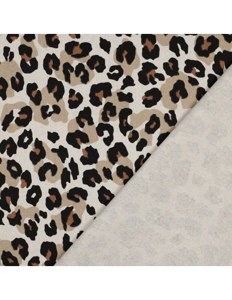 Baumwoll-Canvas - Leopard