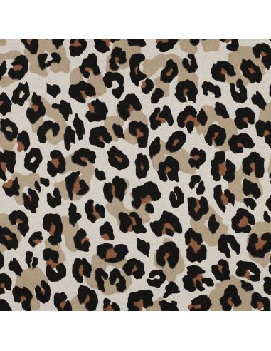 Baumwoll-Canvas - Leopard