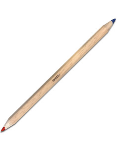 Bohin Kreide-Stoffstift zweifarbig - Rot und Blau