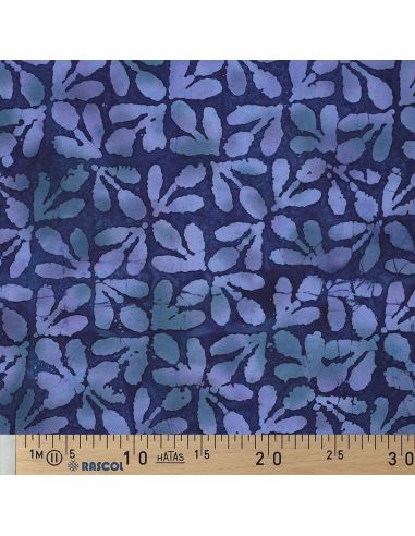 Batik Viskosestoff Lagune - Marineblau