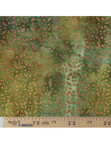 Viscose-Batikstoff Soléane - Grün