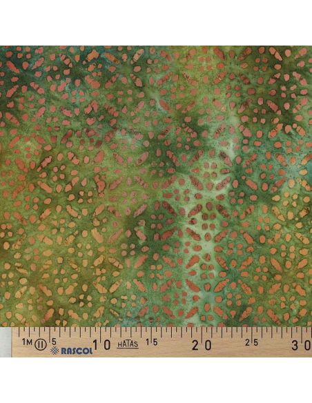 Viscose-Batikstoff Soléane - Grün