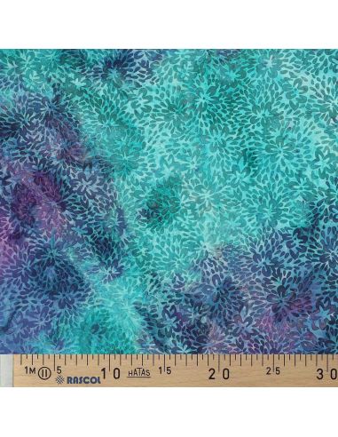 Batik-Viskosestoff Vaiana - Türkis