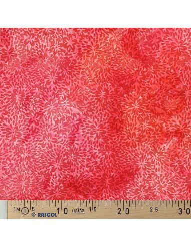Batik-Viskosestoff Vaiana - Rot