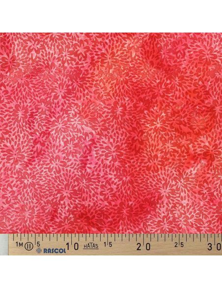 Batik-Viskosestoff Vaiana - Rot