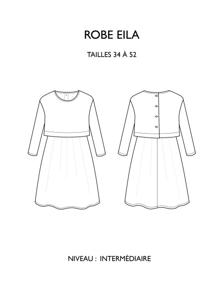 Kleidmuster Eila - Églantine & Zoé