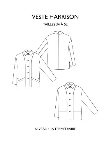 Harrison Jackenmuster - Églantine & Zoé