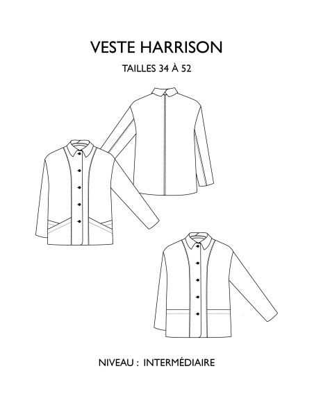 Harrison Jackenmuster - Églantine & Zoé