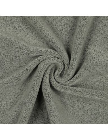 Mikrofleece-Stoff - Graugrün