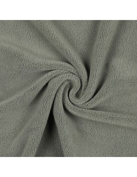 Mikrofleece-Stoff - Graugrün