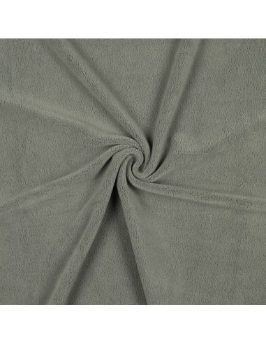 Mikrofleece-Stoff - Graugrün