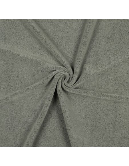 Mikrofleece-Stoff - Graugrün