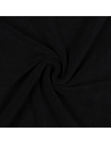 Mikrofleece-Stoff - Schwarz