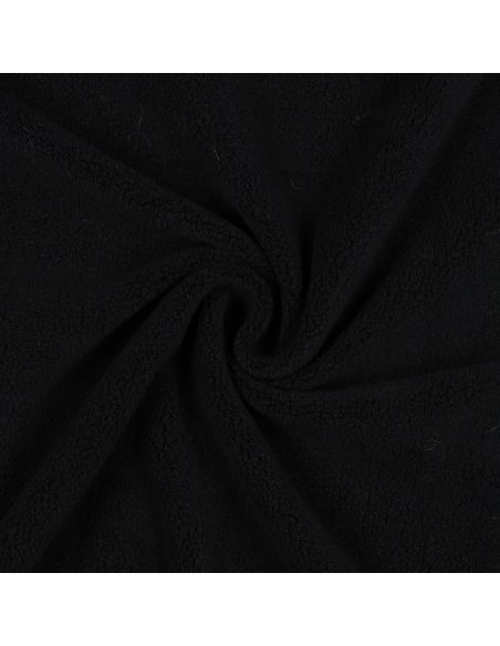 Mikrofleece-Stoff - Schwarz