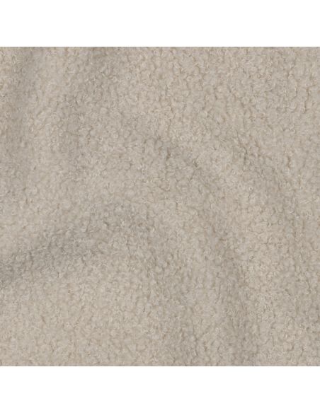 Doppelseitiger Teddy-Fleece-Stoff - Beige