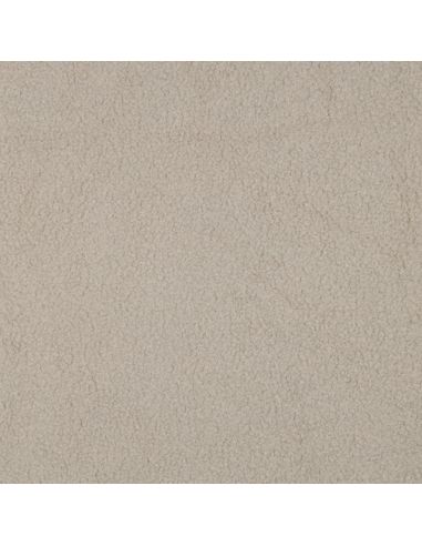 Doppelseitiger Teddy-Fleece-Stoff - Beige