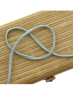 Lycra-Spaghettischnur 5 mm - Grau