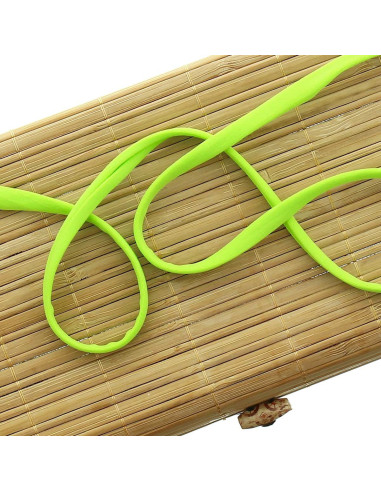 Spaghetti-Kordel Lycra 5 mm - Anisgrün