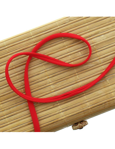 Lycra-Spaghettischnur 5 mm - Rot