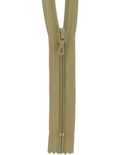Nylon-Reißverschluss - Mittelbeige