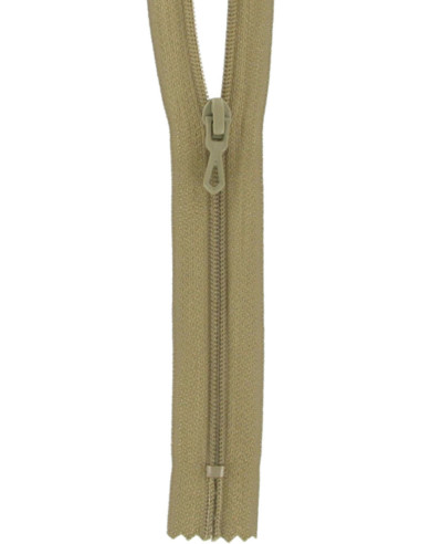 Nylon-Reißverschluss - Mittelbeige