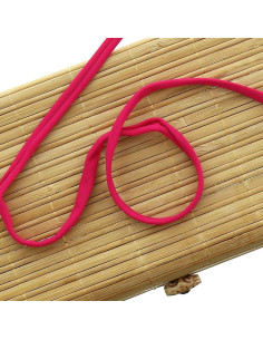 Lycra-Spaghettischnur 5 mm - Fuchsia