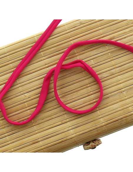Lycra-Spaghettischnur 5 mm - Fuchsia