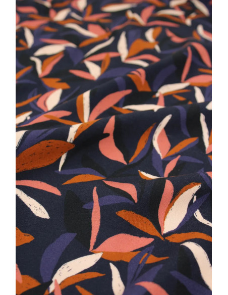 Mowgli Viskosestoff Tintenblau - Églantine & Zoé