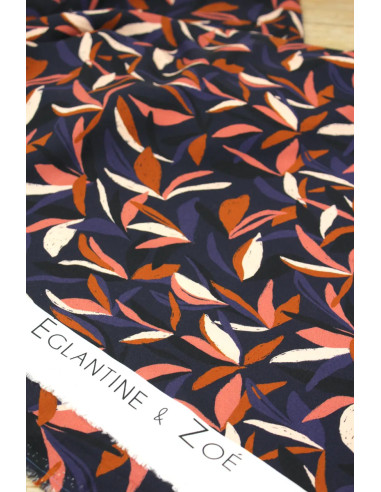 Mowgli Viskosestoff Tintenblau - Églantine & Zoé