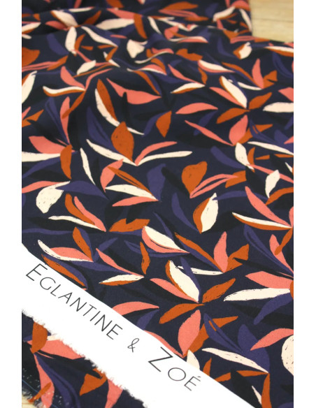 Mowgli Viskosestoff Tintenblau - Églantine & Zoé