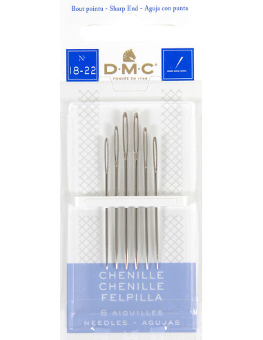 DMC Chenille-Sticknadeln Nr. 18-22