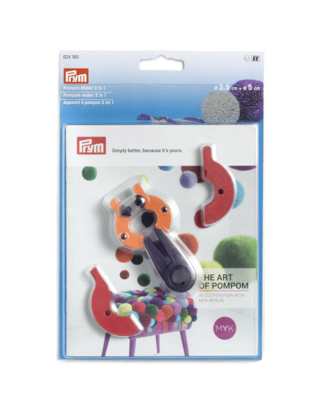 2-in-1 Pompon-Maker S