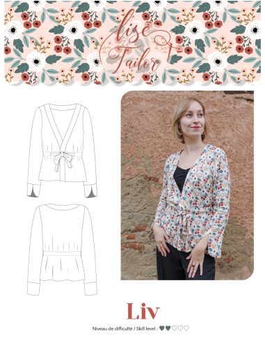 Blusenschnittmuster - Liv - Lise Tailor