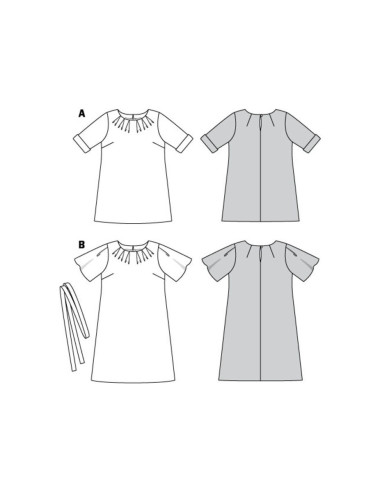 Kleid Schnittmuster - Burda 6305