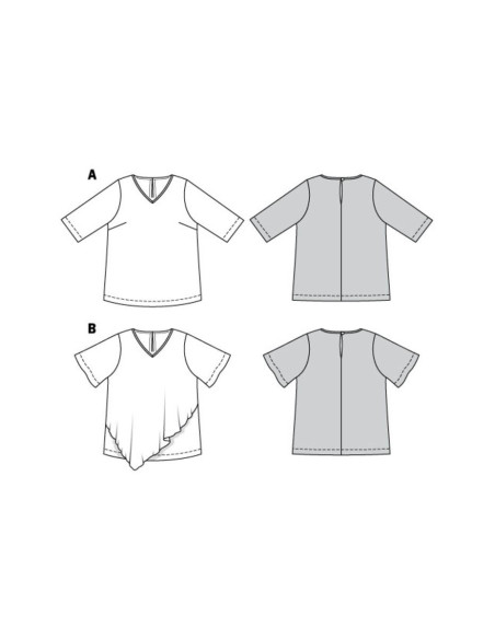 T-Shirt-Schnittmuster - Burda 6307