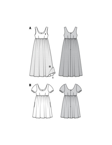 Kleid Schnittmuster - Burda 6312