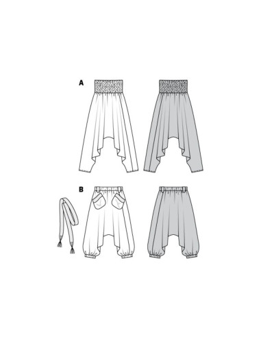 Hosenmuster - Burda 6316