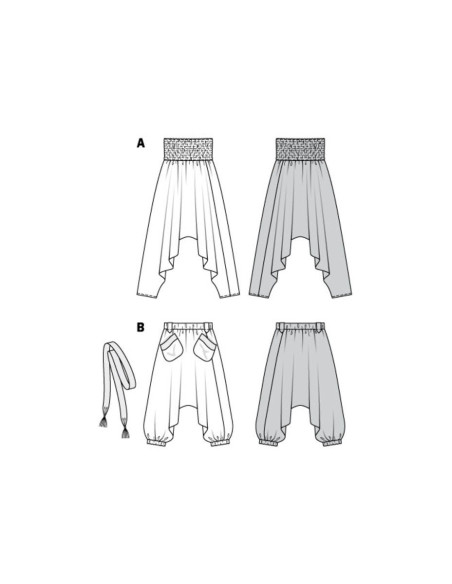 Hosenmuster - Burda 6316