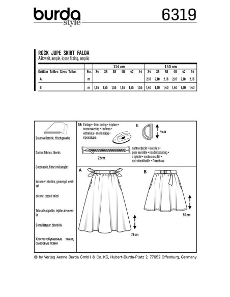 Rockmuster - Burda 6319